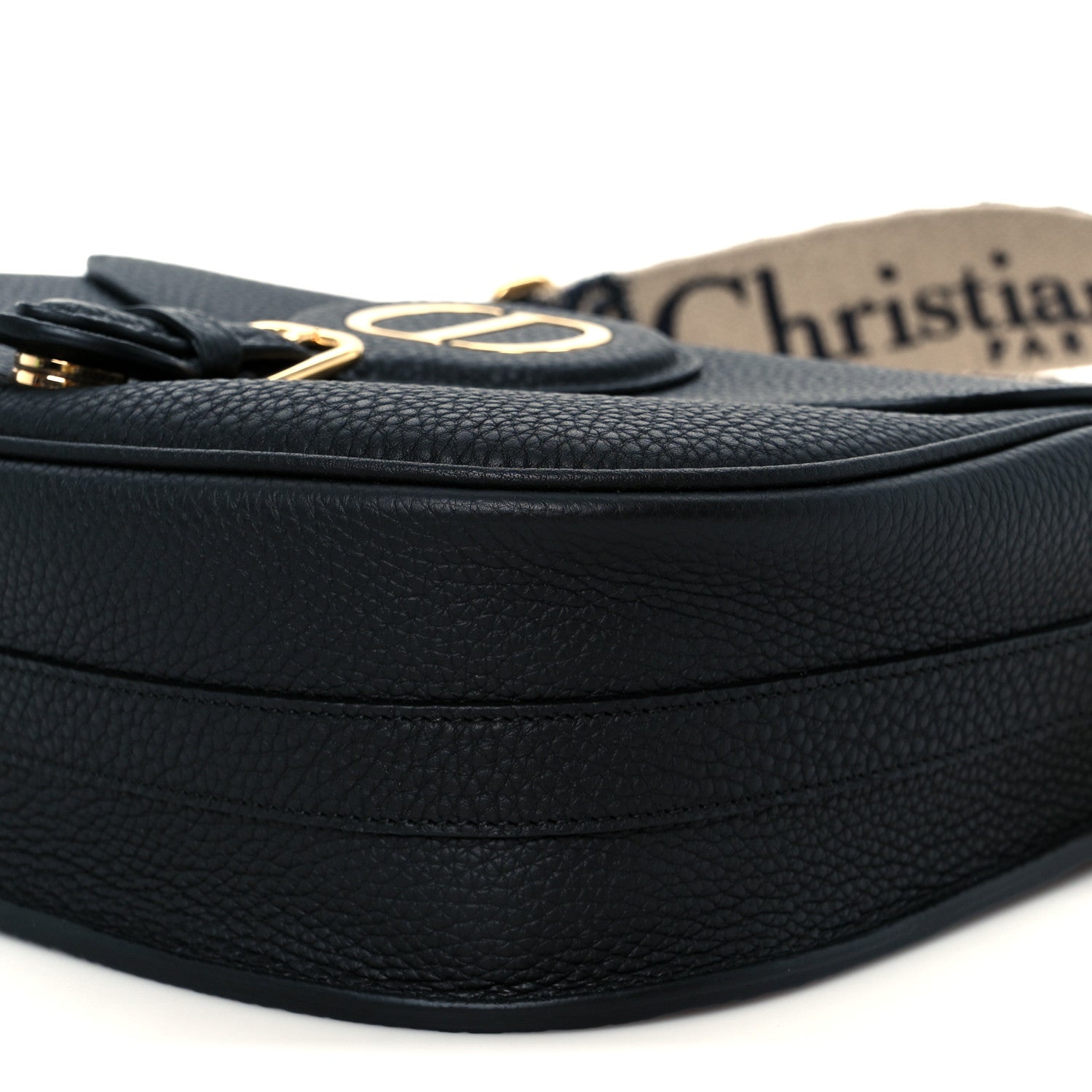 Christian Dior Grained Calfskin Large Bobby Flap Black 9 of 10