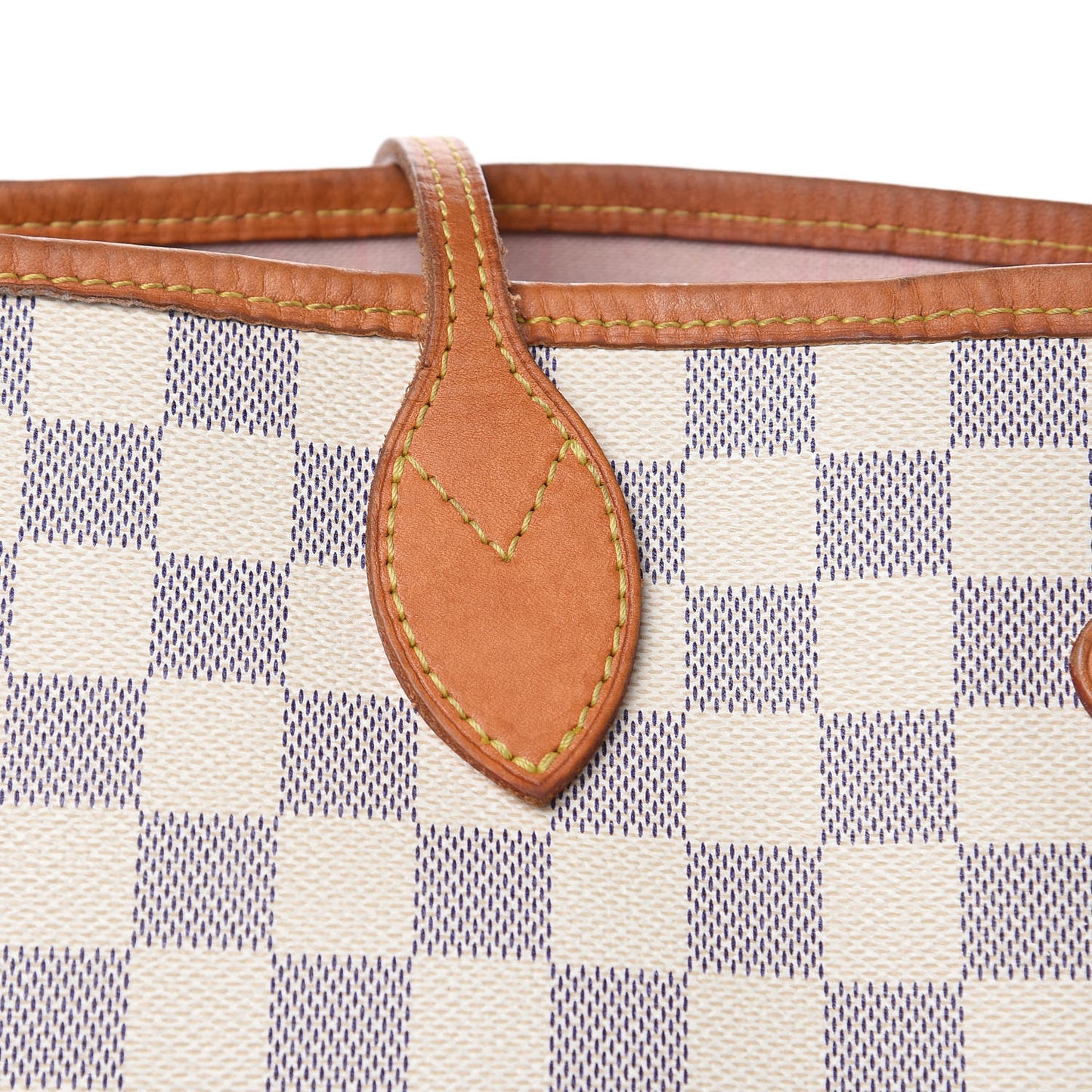 Damier Azur Neo Neverfull MM Rose Ballerine