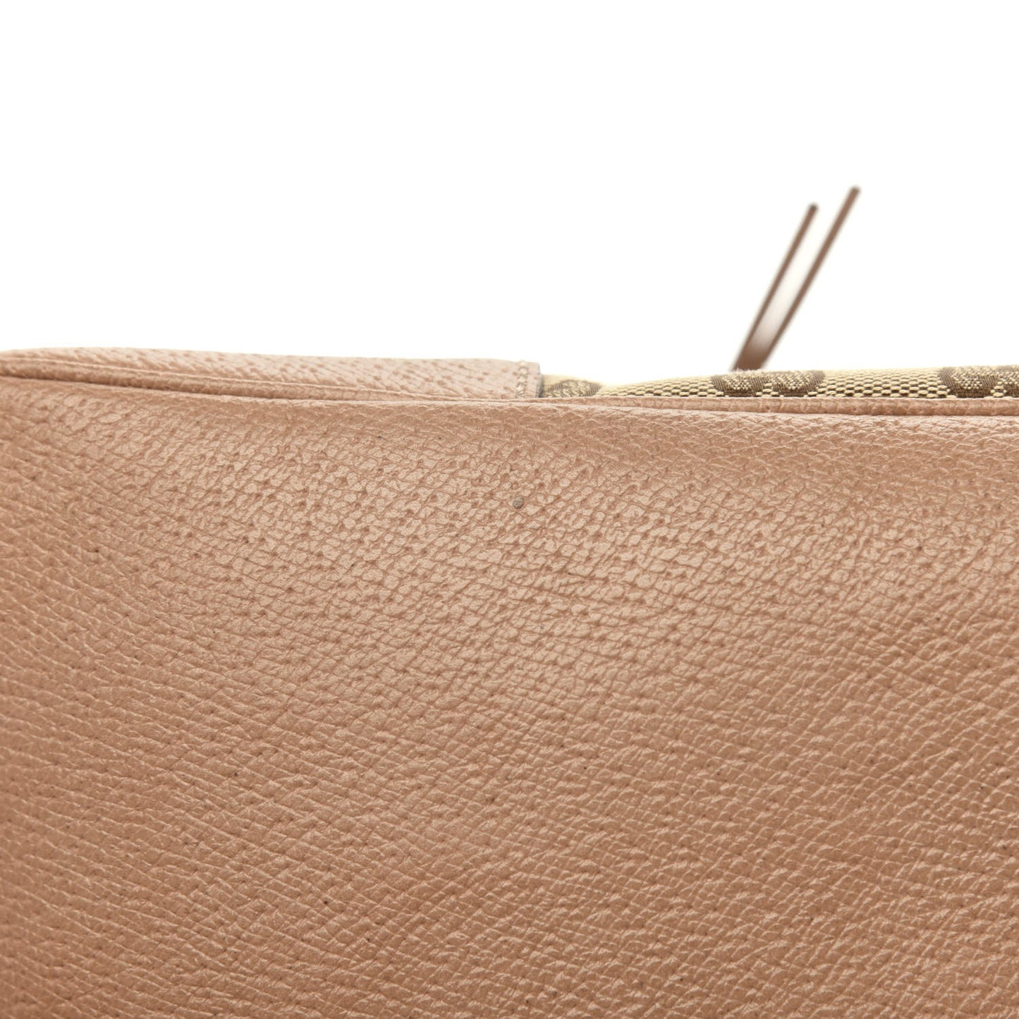 Monogram Medium Bree Zippered Tote Beige Dark Cipria
