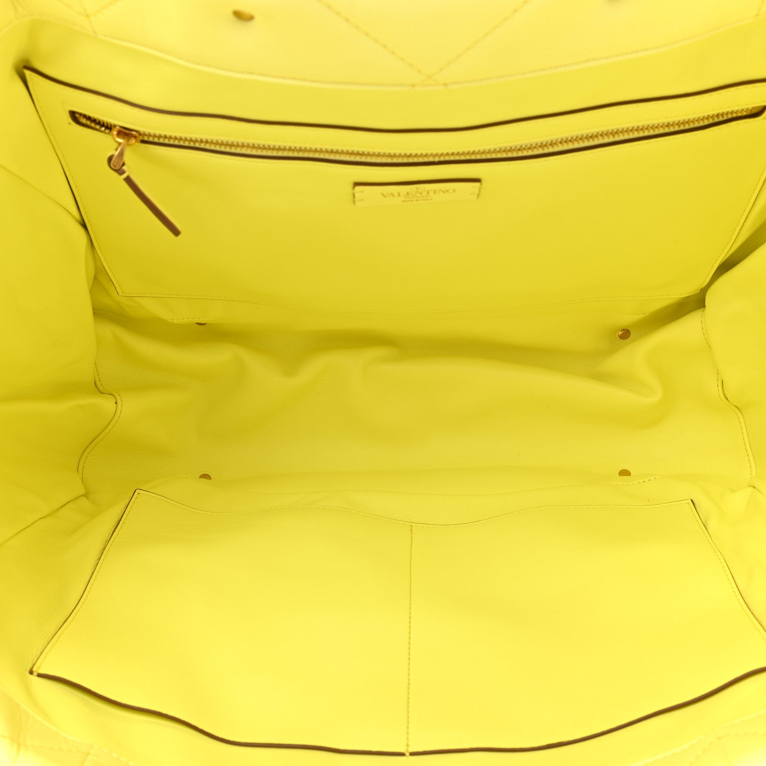 Valentino Garavani Nappa Medium Roman Stud Tote Lime Sorbet 5 of 8