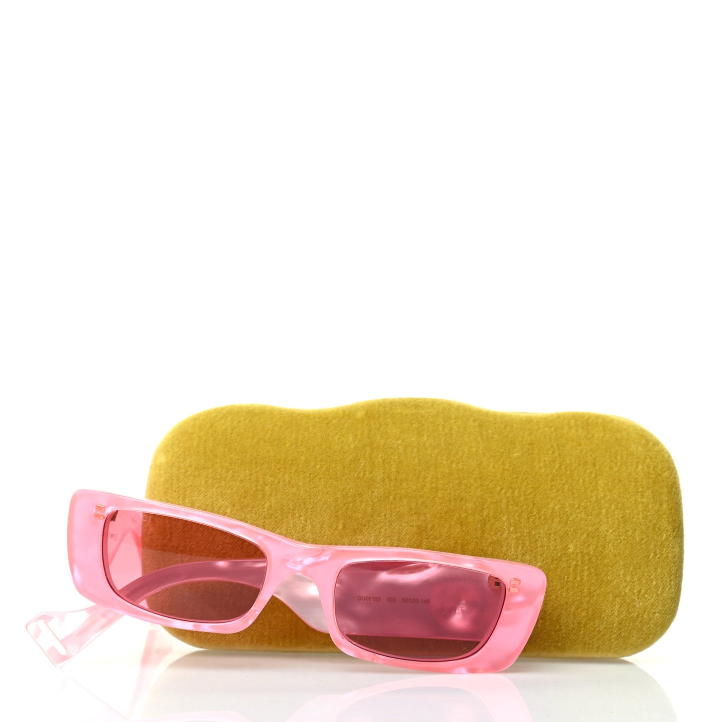 Acetate Square Sunglasses GG0516S Pink