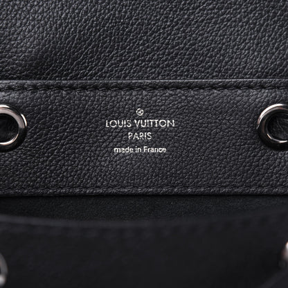 Louis Vuitton Calfskin Lockme Mini Backpack Black 6 of 14