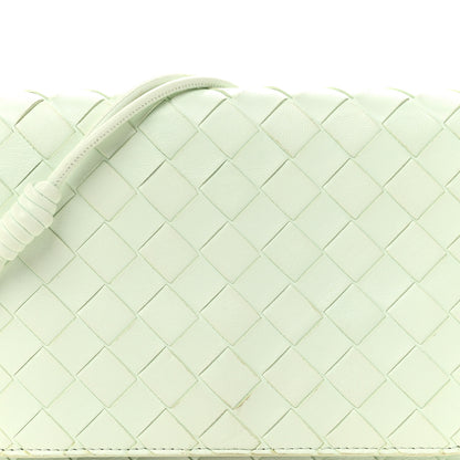 Bottega Veneta Nappa Intrecciato Mini Crossbody Bag Glacier 8 of 13