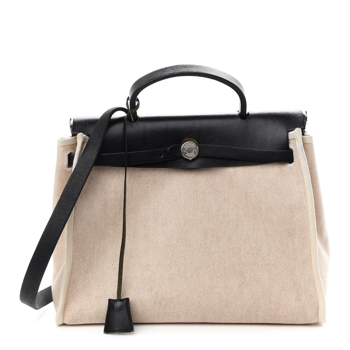 Toile Barenia Herbag 30 PM Natural Black