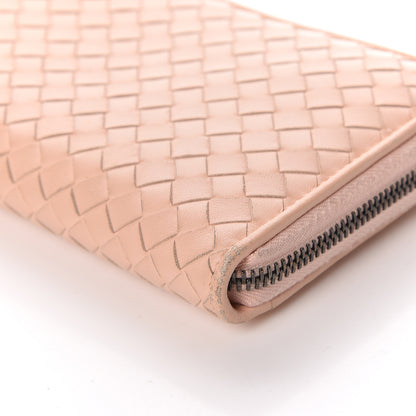 Bottega Veneta Nappa Intrecciato Zip Around Wallet Flamingo 11 of 20