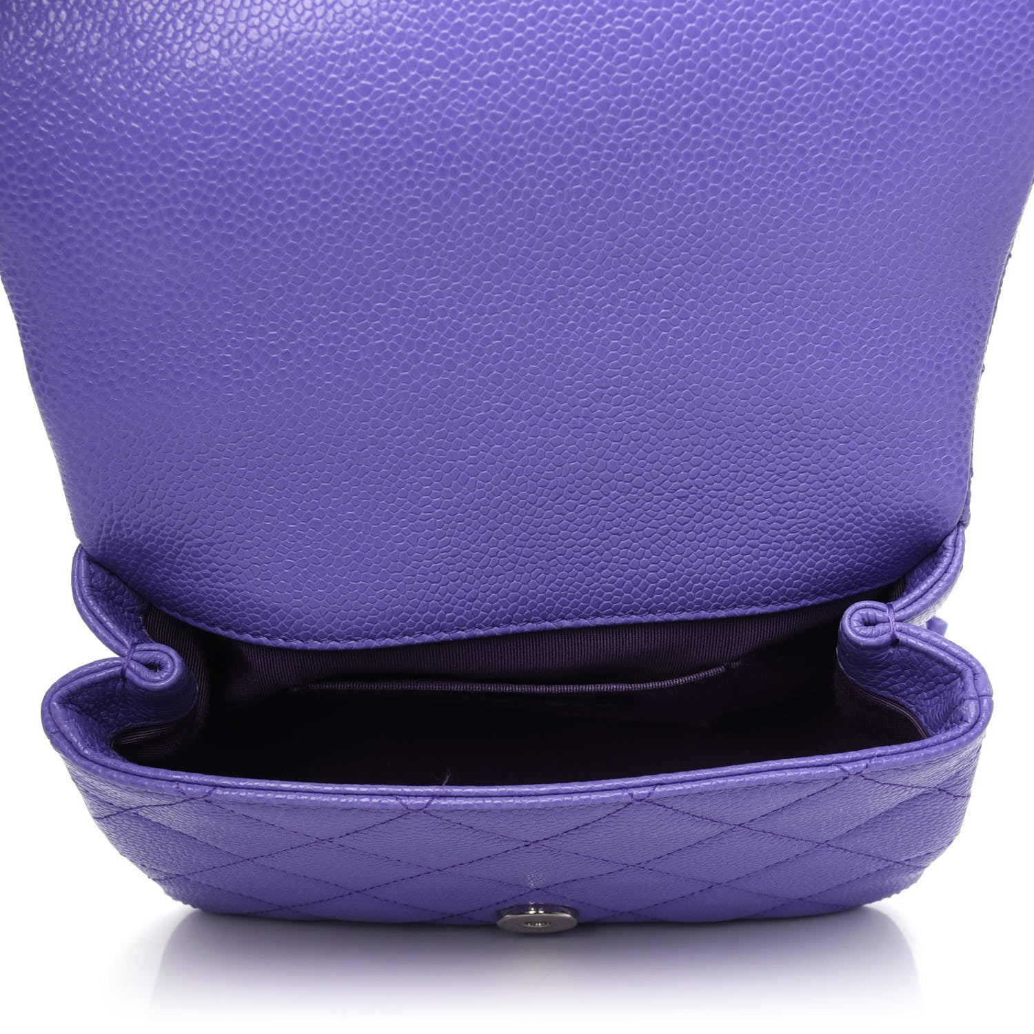 Chanel Caviar Quilted Incognito Mini Square Flap Purple 5 of 9