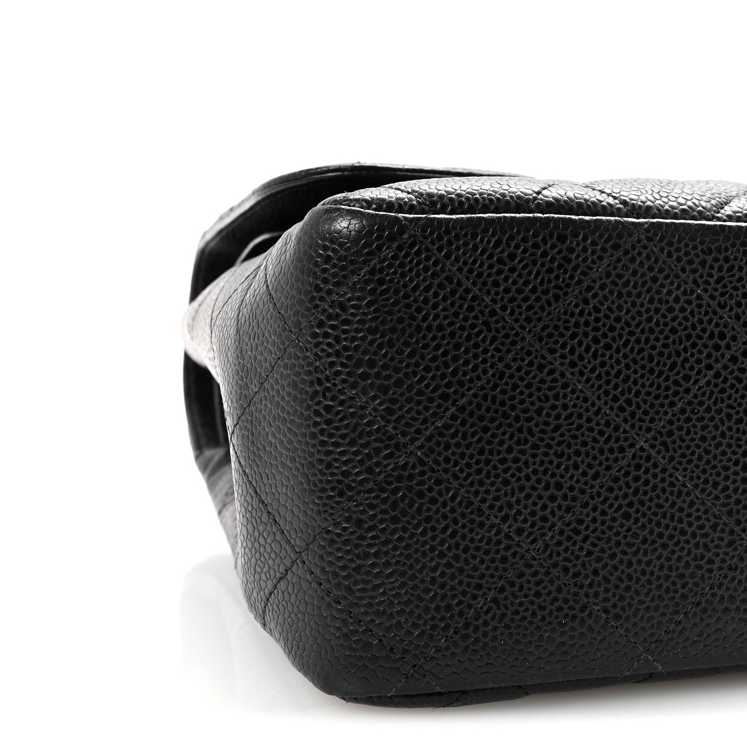 Chanel Caviar Quilted Jumbo Double Flap Black 9 of 10