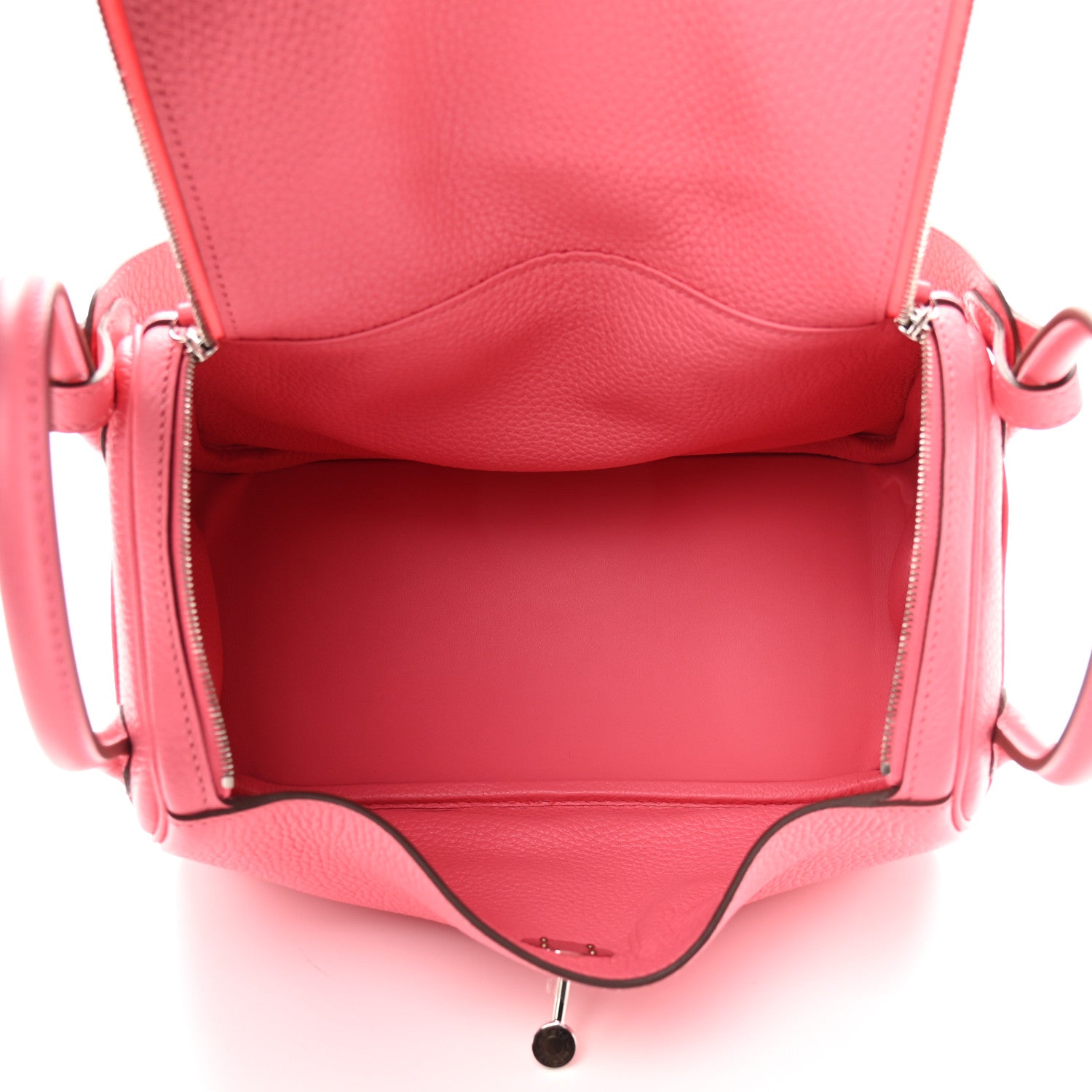 Hermes Taurillon Clemence Lindy 26 Rose Azalee 5 of 9