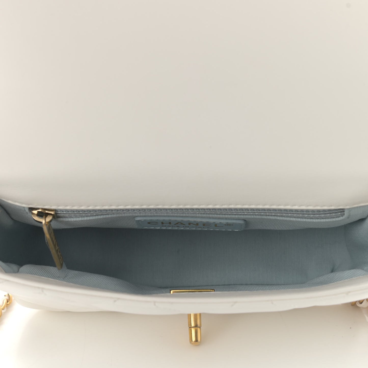 Lambskin Quilted Mini My Perfect Flap White