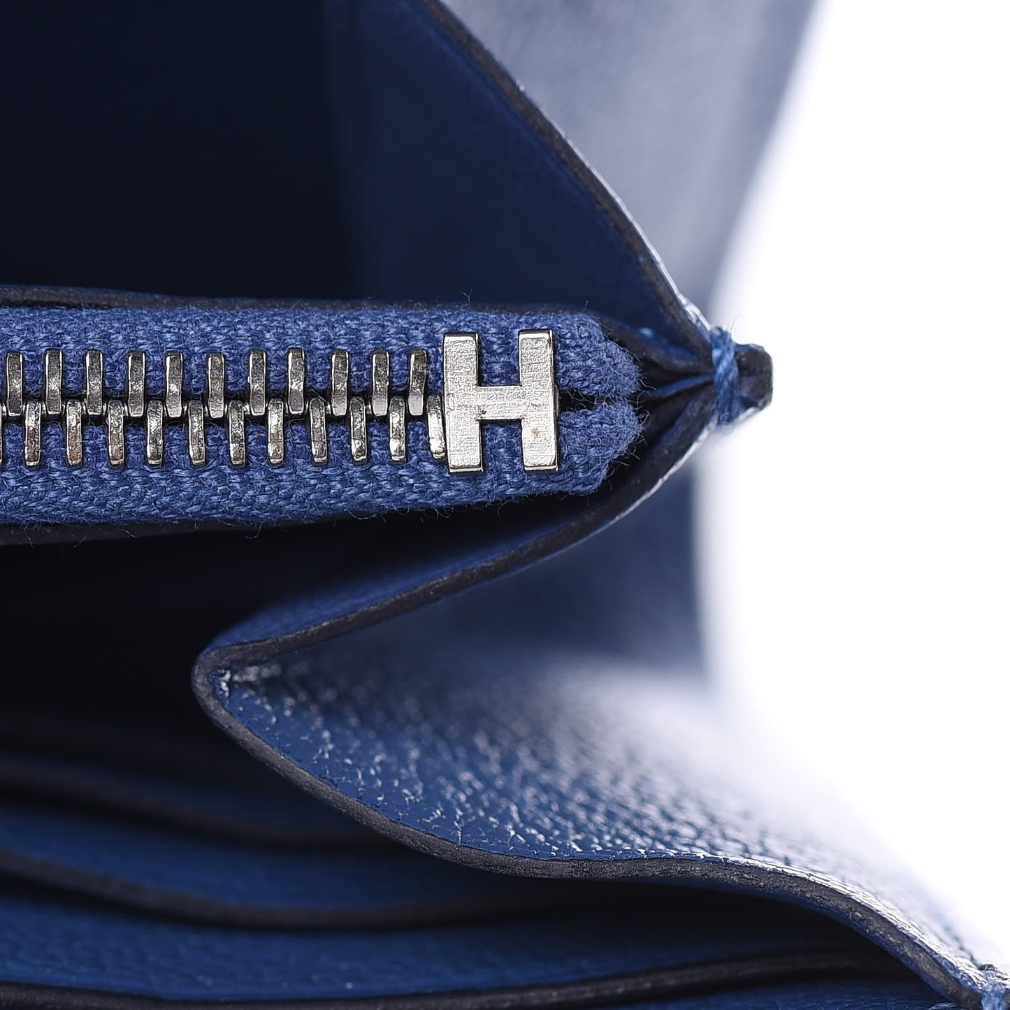 Chevre Mysore Kelly Longue Wallet Bleu Brighton