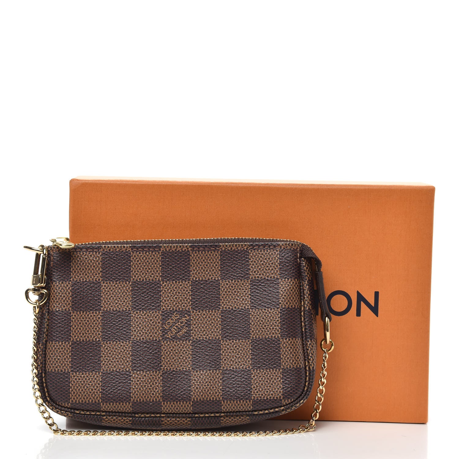 Louis Vuitton Damier Ebene Mini Pochette Accessories 10 of 10
