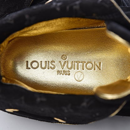 Louis Vuitton Suede Cape Sneaker Boots 36 Black 6 of 11