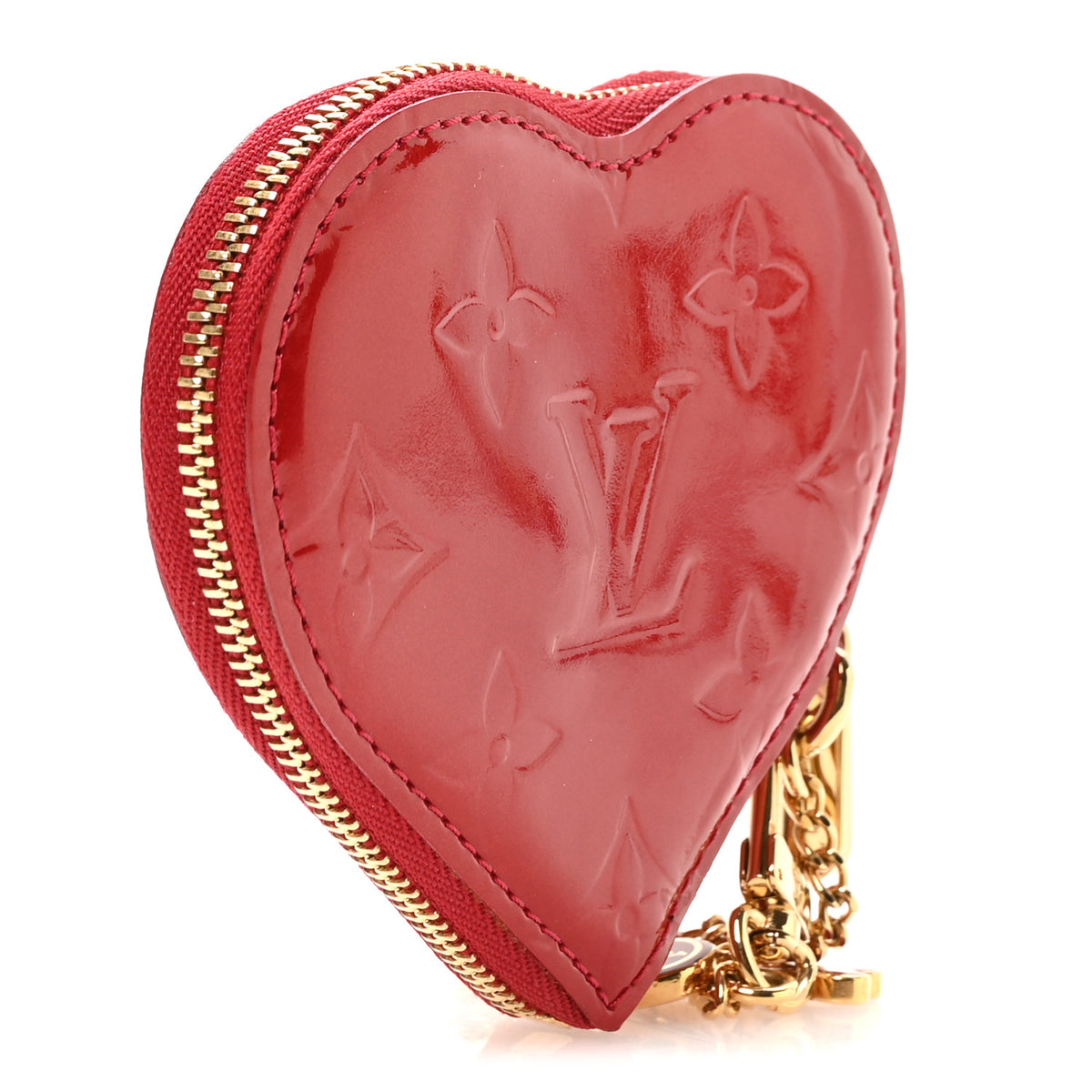 Louis Vuitton Vernis Coeur Heart Coin Purse Pomme D'Amour 3 of 7