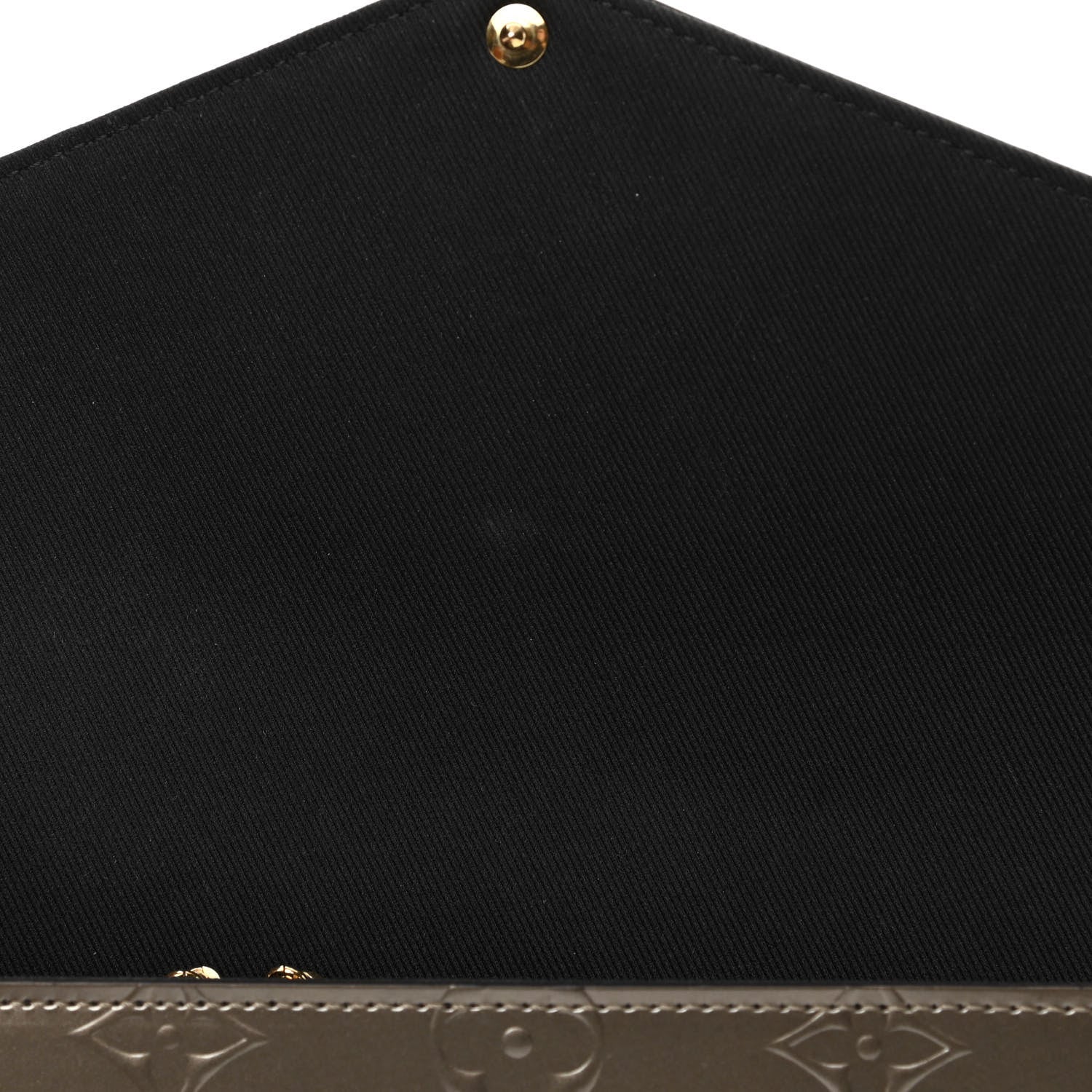 Louis Vuitton Vernis Felicie Pochette Chain Wallet Champagne Metallise 13 of 13