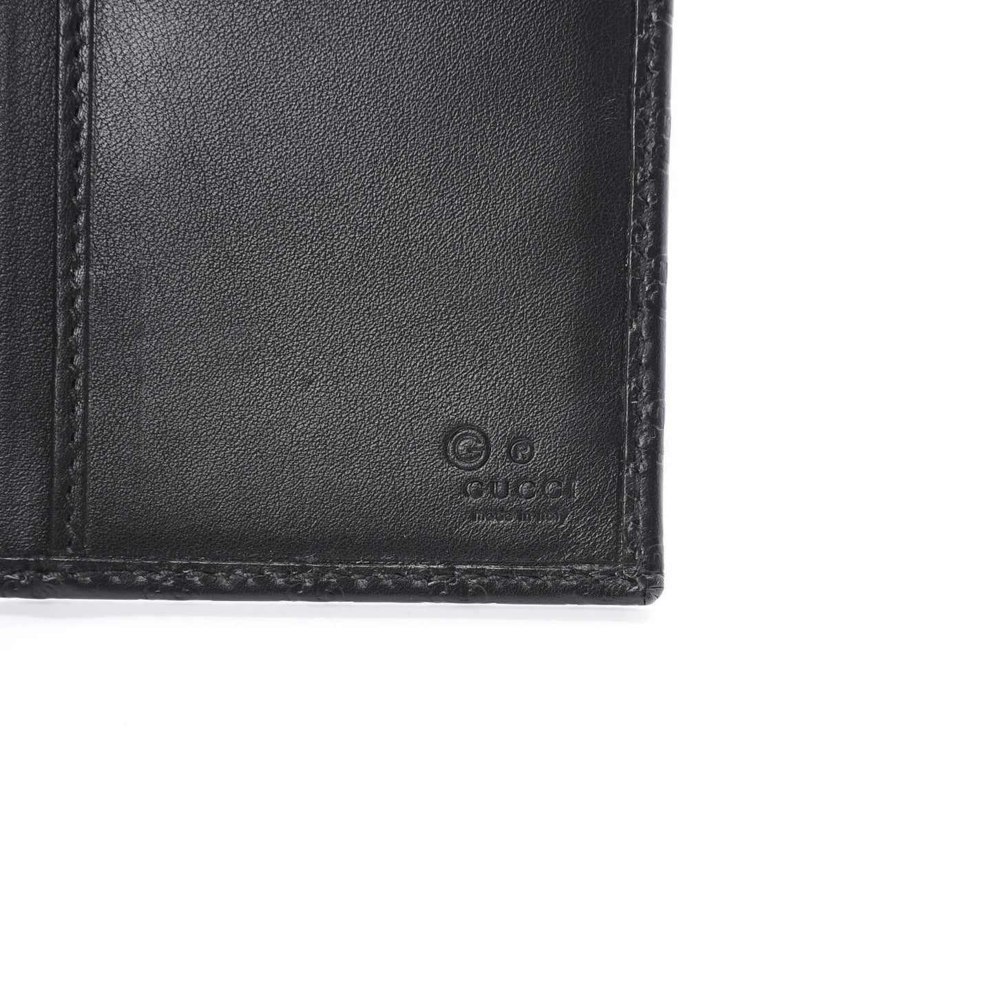 Soft Microguccissima Continental Wallet Black