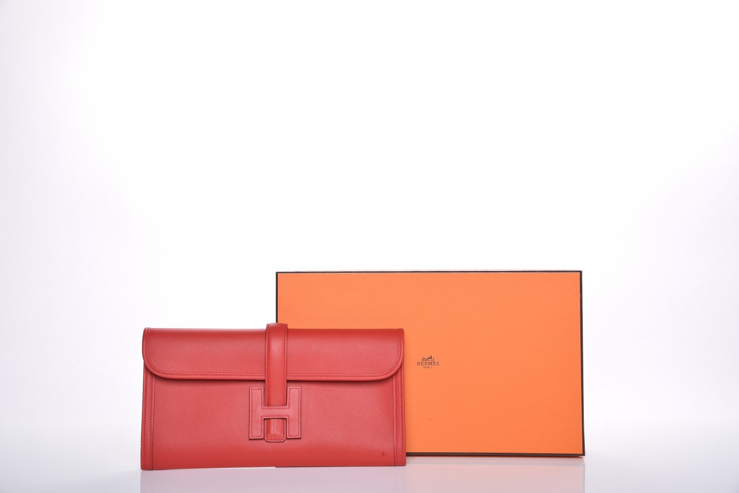 Hermes Swift Jige Elan 29 Clutch Vermillion 9 of 16
