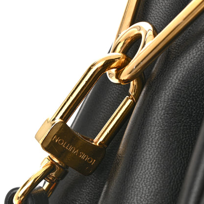 Louis Vuitton Lambskin Embossed Monogram Coussin BB Black 14 of 15