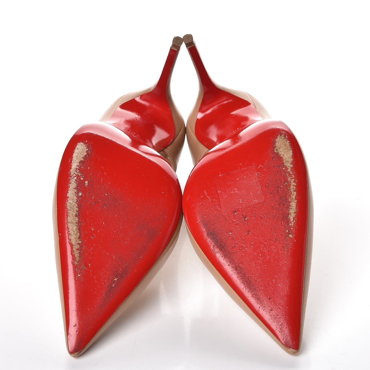 Christian Louboutin Shiny Nappa Iriza 100 Pumps 36.5 Noisette 5 of 17