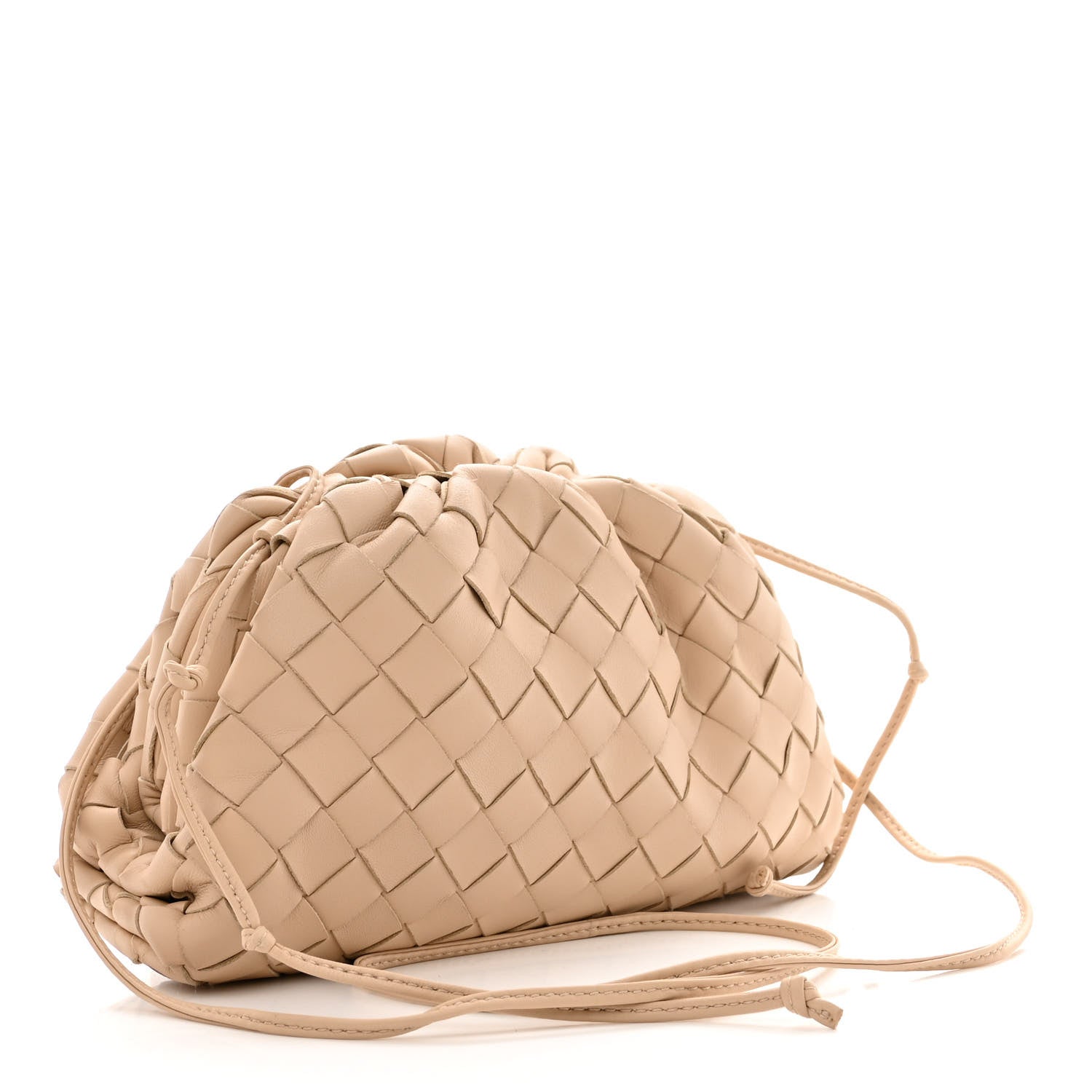 Bottega Veneta Nappa Intrecciato The Mini Pouch Almond 3 of 10