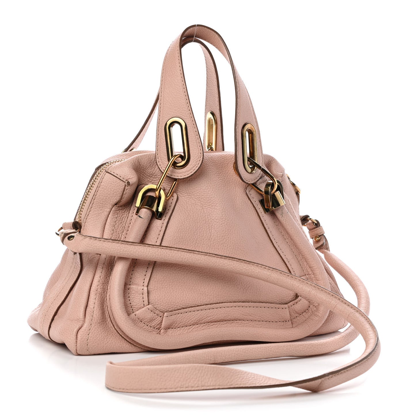 Calfskin Small Paraty Biscotti Beige