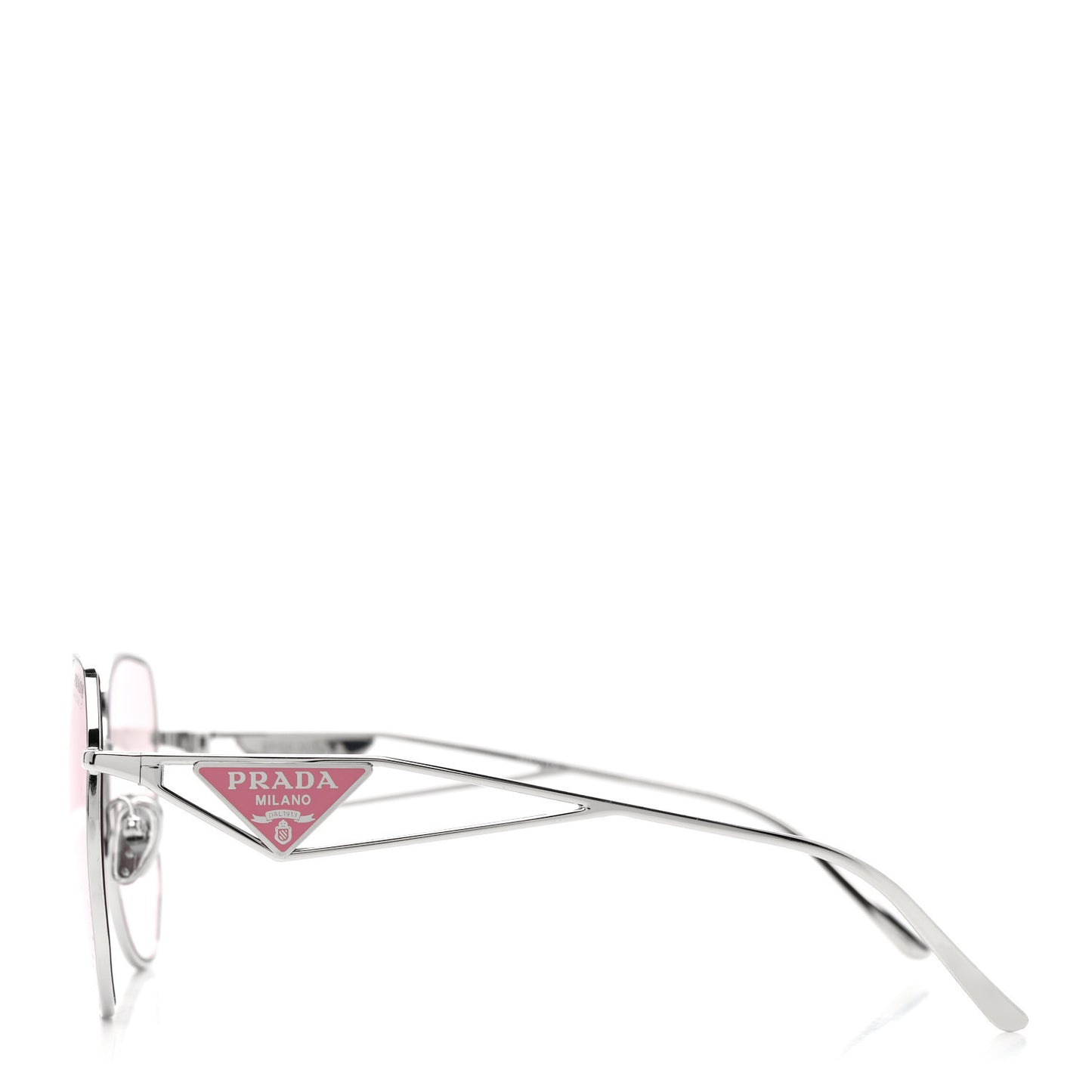 Metal Symbole Triangle Logo Sunglasses SPR57Y Pink