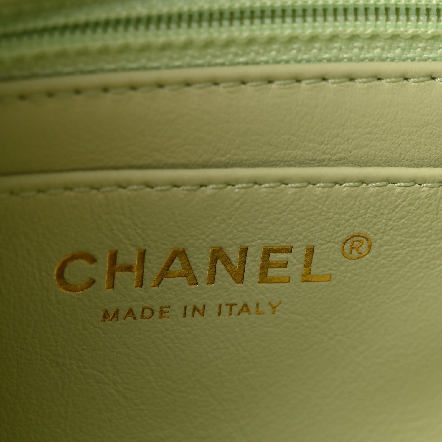 Chanel Lambskin Quilted Mini Pearl Crush Flap Light Green 6 of 11