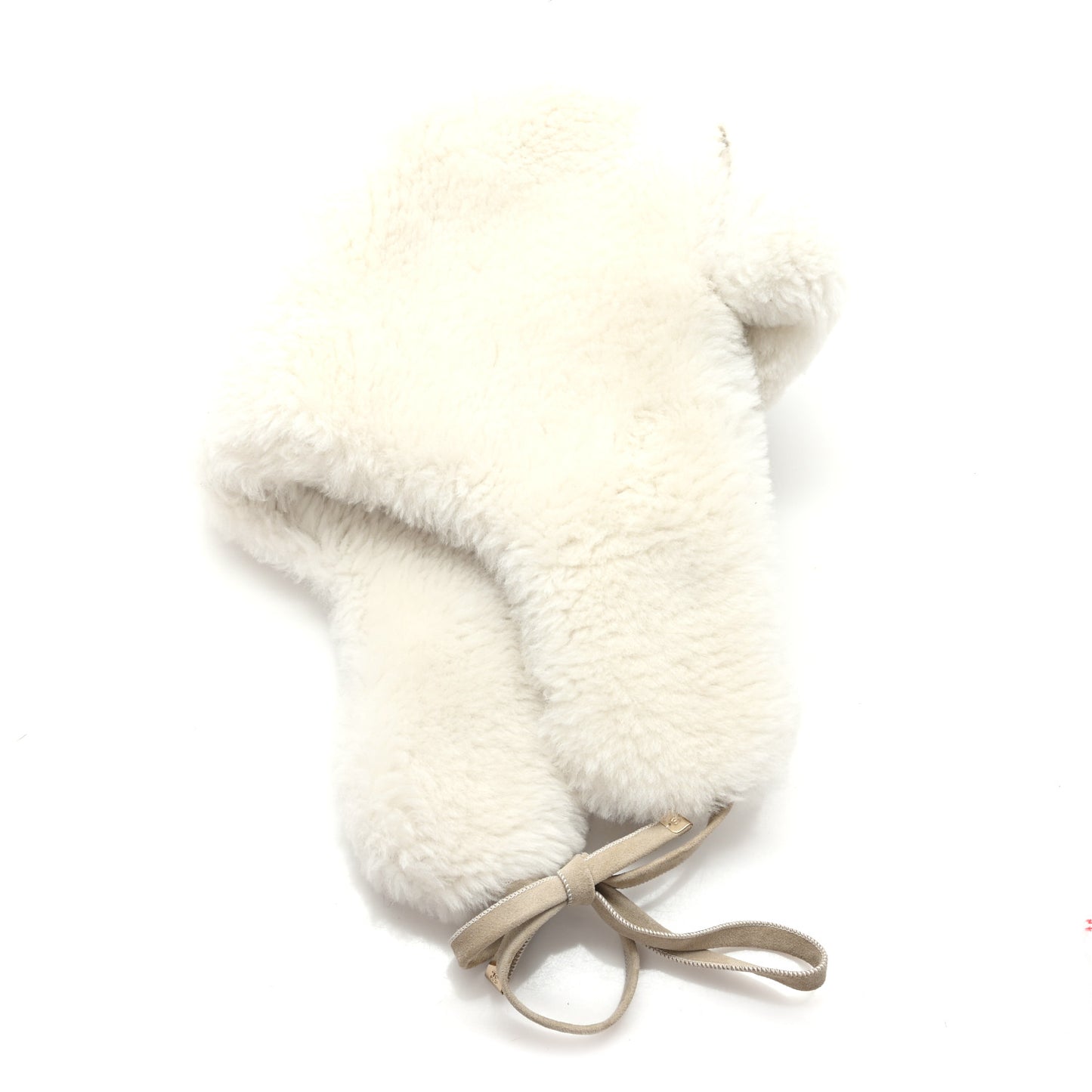 Shearling CC Trapper Hat S White