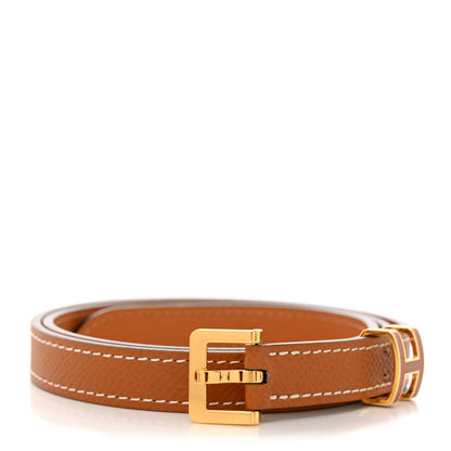 Hermes Epsom 15mm Pop H Belt 65 Gold 1 of 7