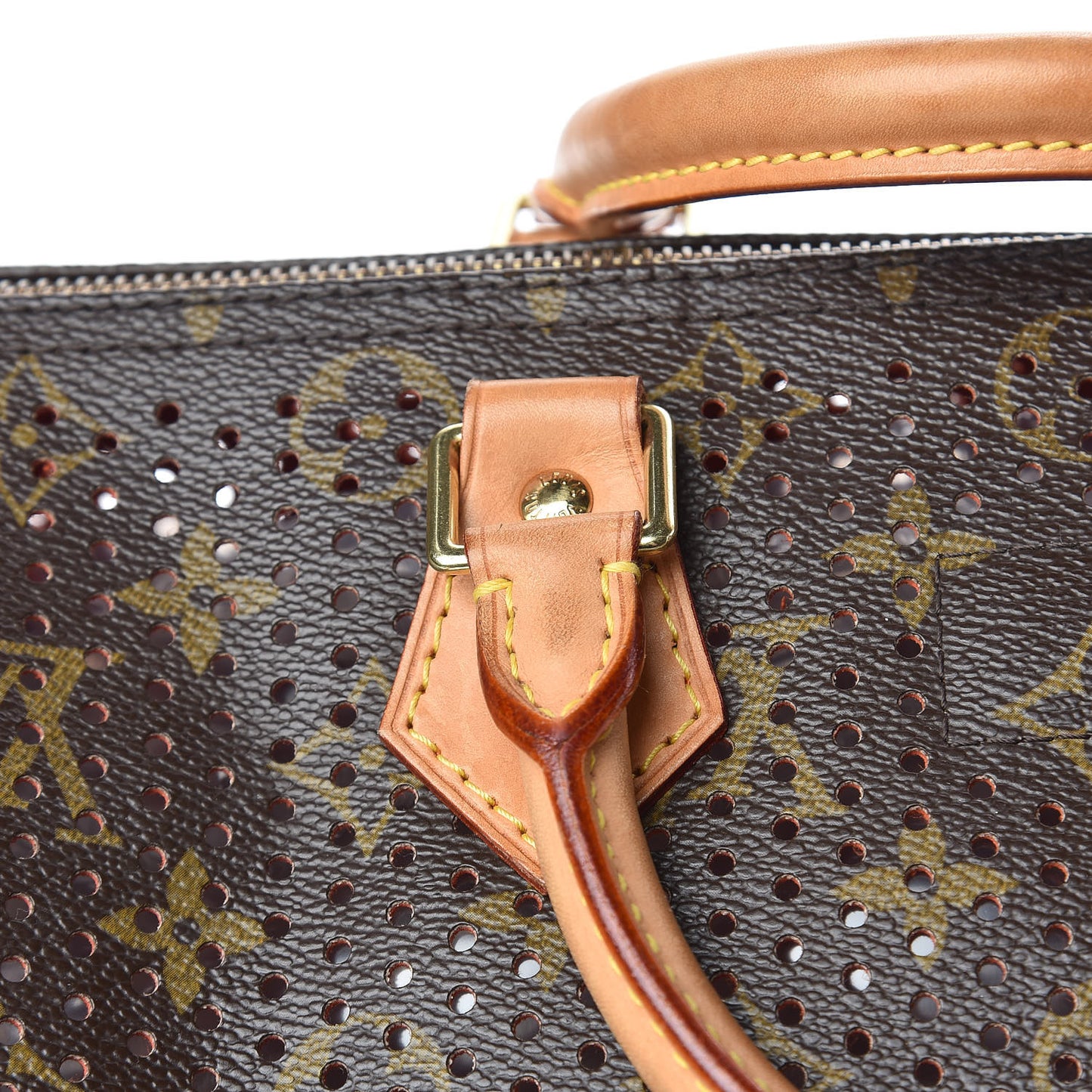 Monogram Perforated Speedy 30 Orange