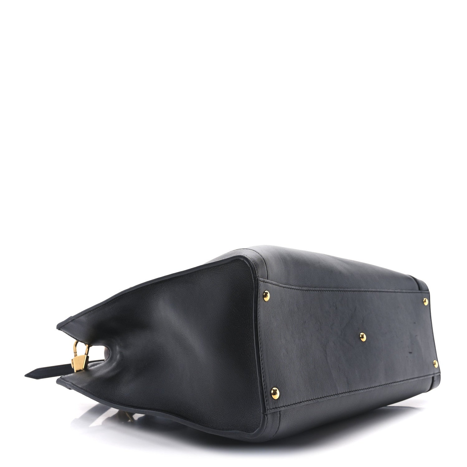 Gucci Calfskin Medium Diana Tote Bag Black Yellow Fluo 4 of 10