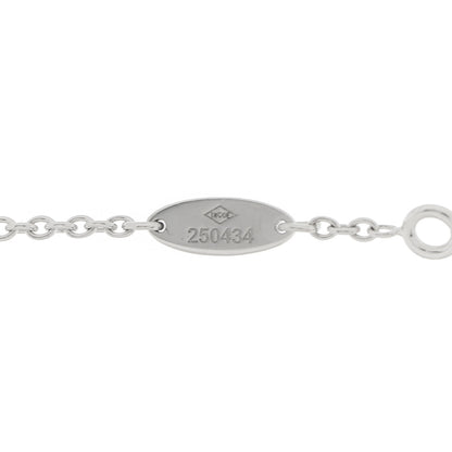 Christian Dior 18K White Gold Diamond Mother of Pearl Rose Des Vents Necklace 6 of 7
