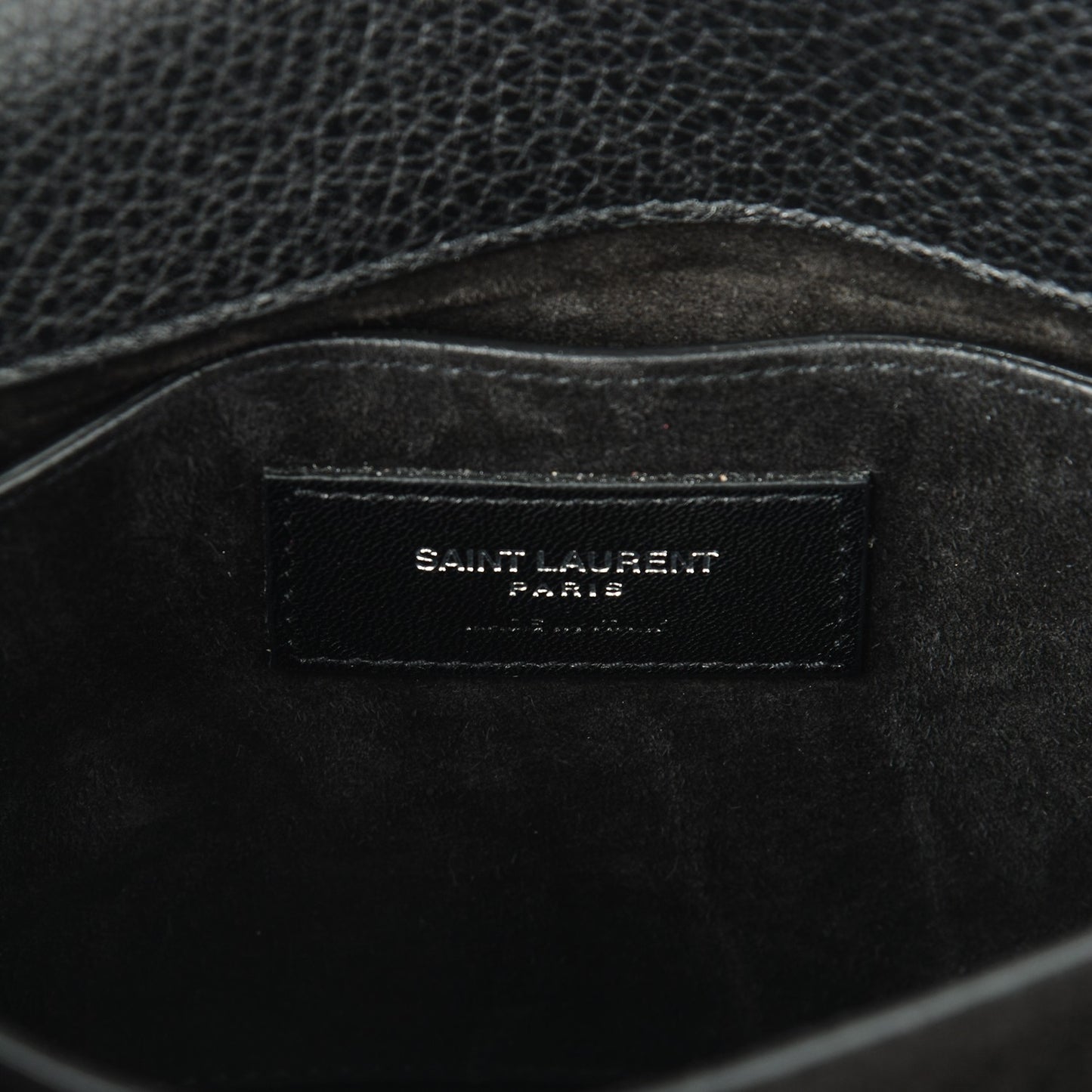 Grained Calfskin Medium Monogram Sunset Black