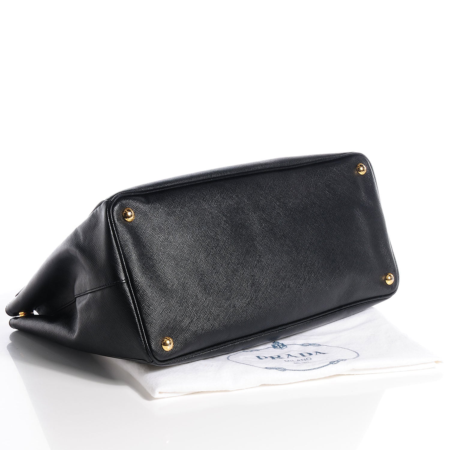 Prada Saffiano Lux Large Tote Nero Black 4 of 10
