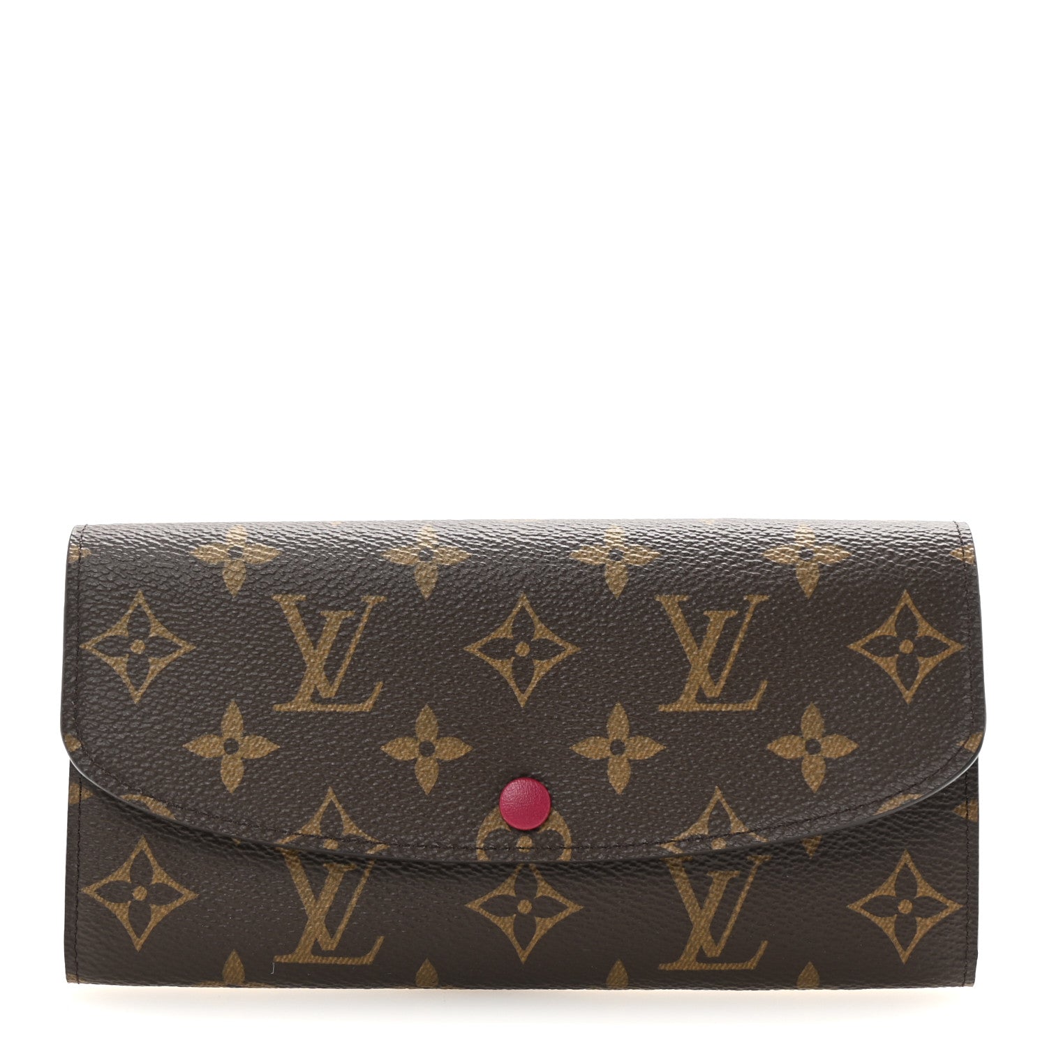 Louis Vuitton Monogram Emilie Wallet Fuchsia 1 of 7