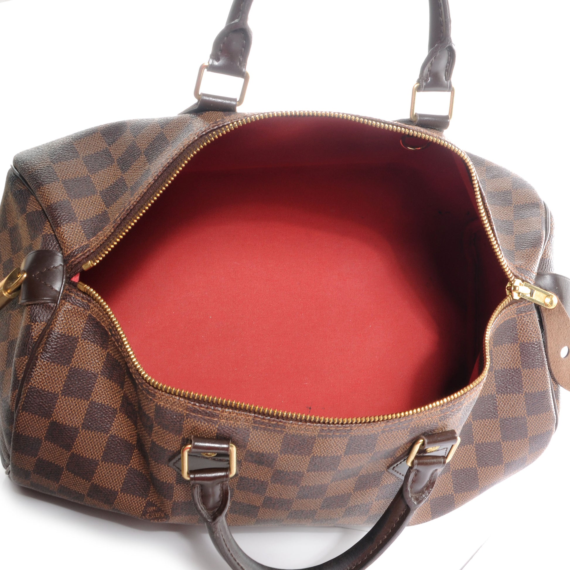 Louis Vuitton Damier Ebene Speedy 35 5 of 8