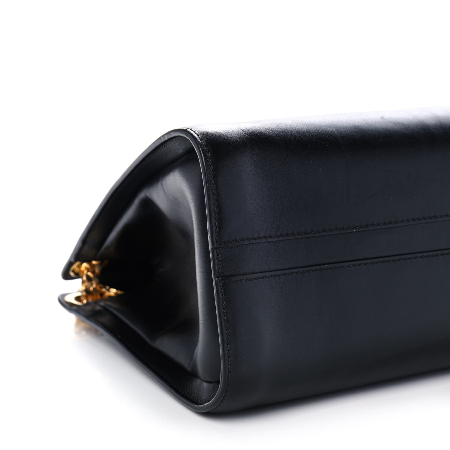 Chloe Shiny Calfskin Medium Annie Shoulder Bag Black 10 of 16