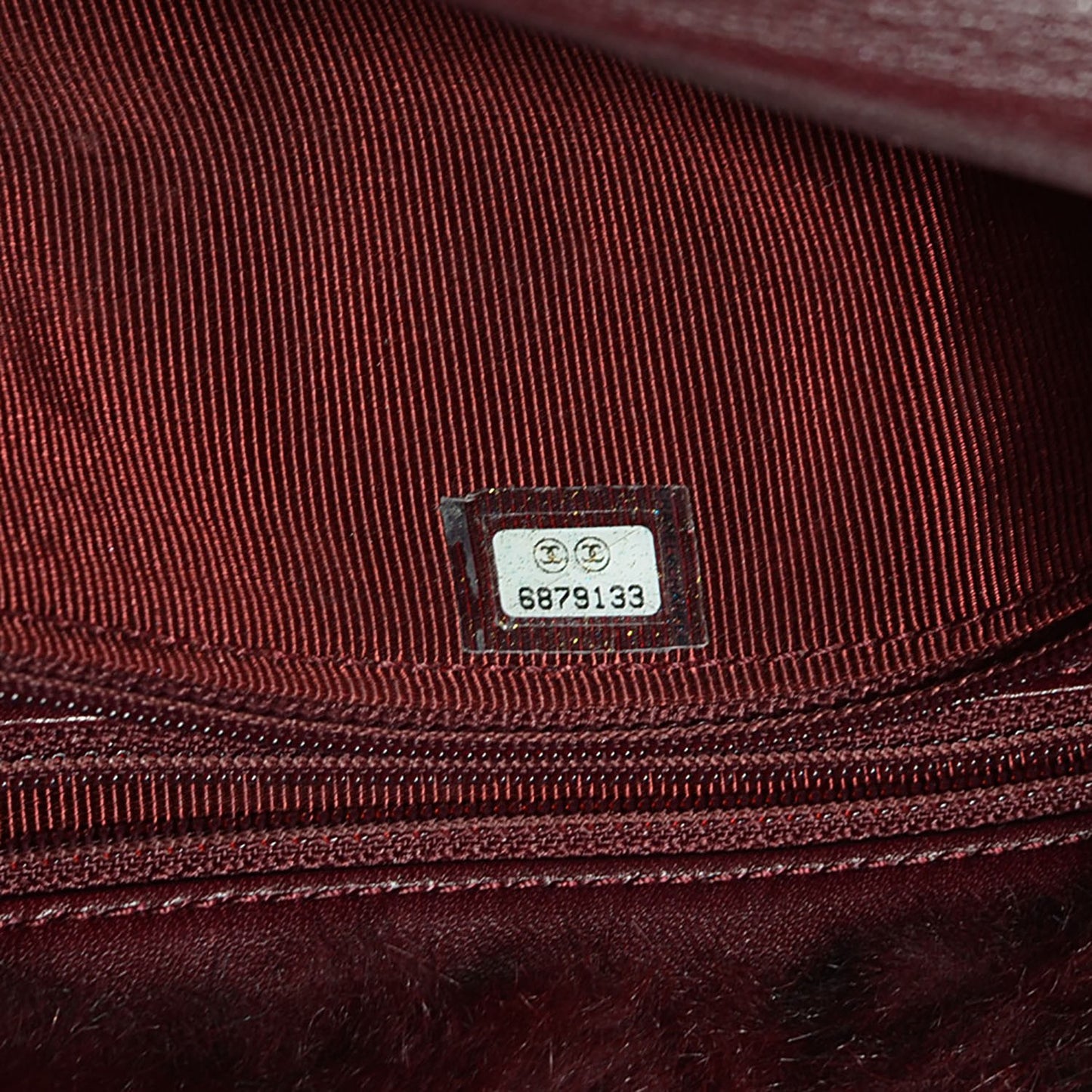 Lapin Fur Quilt Pattern Flap Burgundy