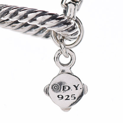 David Yurman Sterling Silver Pink Quartz Infinity Station Necklace 5 of 5