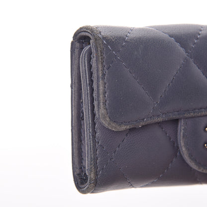 Chanel Lambskin Quilted 6 Key Holder Lavender 12 of 18