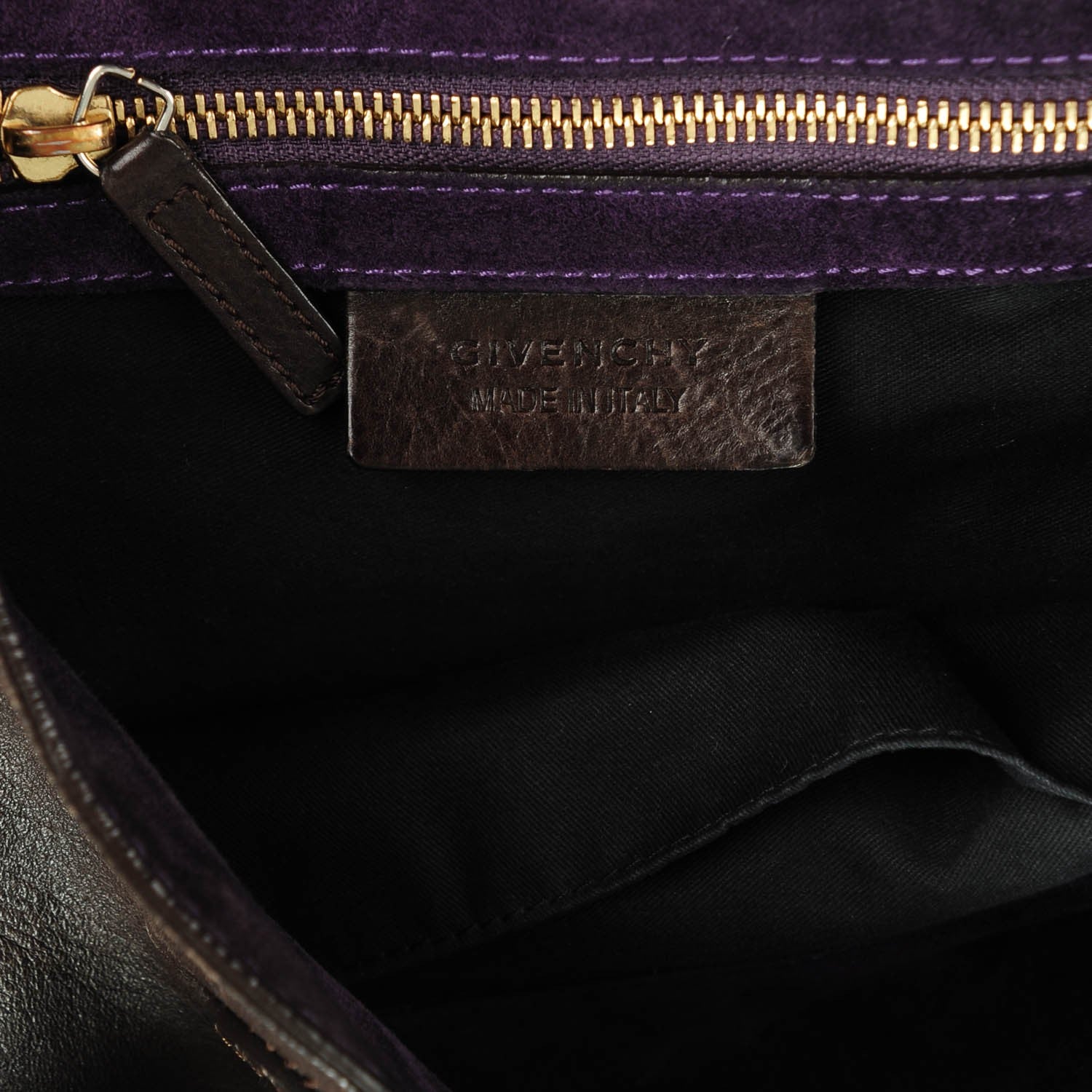 Givenchy Lambskin North South Nightingale Dark Brown 6 of 7