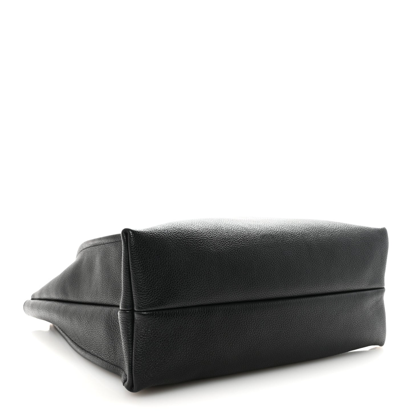 Calfskin Maxi Gancini Tote Black