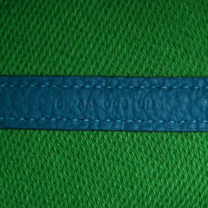 Hermes Toile Negonda Verso Garden Party 30 TPM Ecru Bambou Bleu Zanzibar 7 of 10