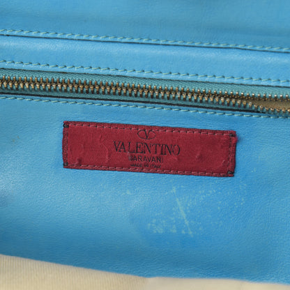 Valentino Garavani Vitello Small Rockstud Tote Parrot 6 of 17