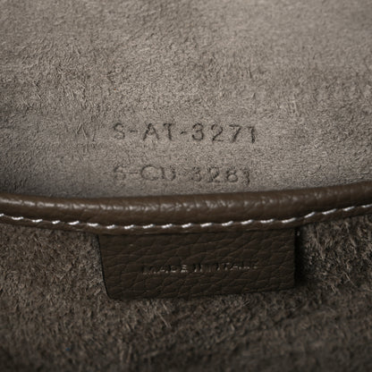 Celine Drummed Calfskin Nano Luggage Souris 7 of 10
