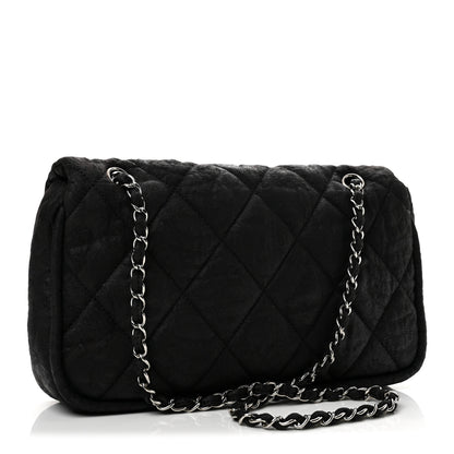 Chanel Coated Canvas Quilted Le Marais Flap Black 3 of 14