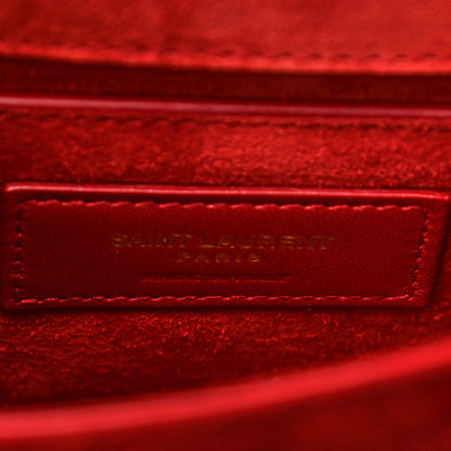 Saint Laurent Patent Small Monogram Sunset Red 6 of 13