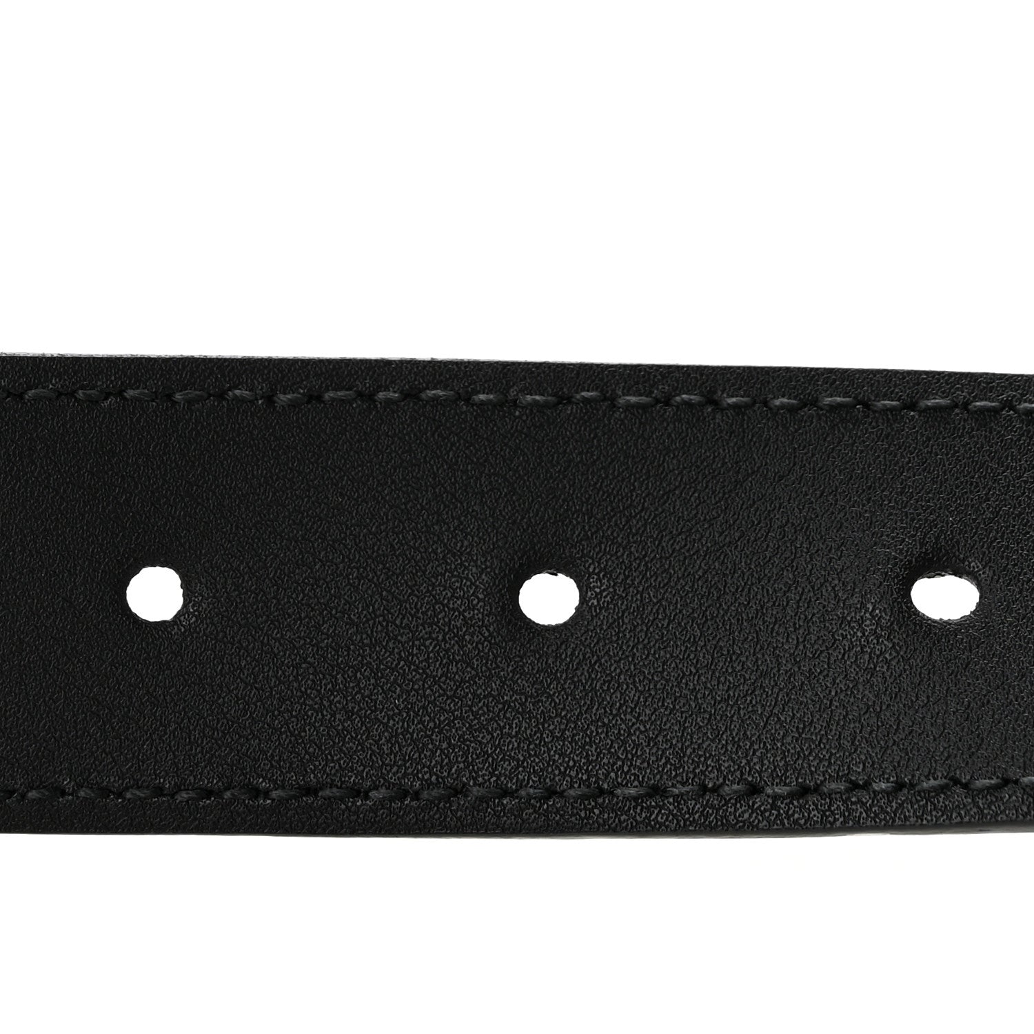 Gucci Calfskin Double GG 30mm Belt 75 30 Black 4 of 7