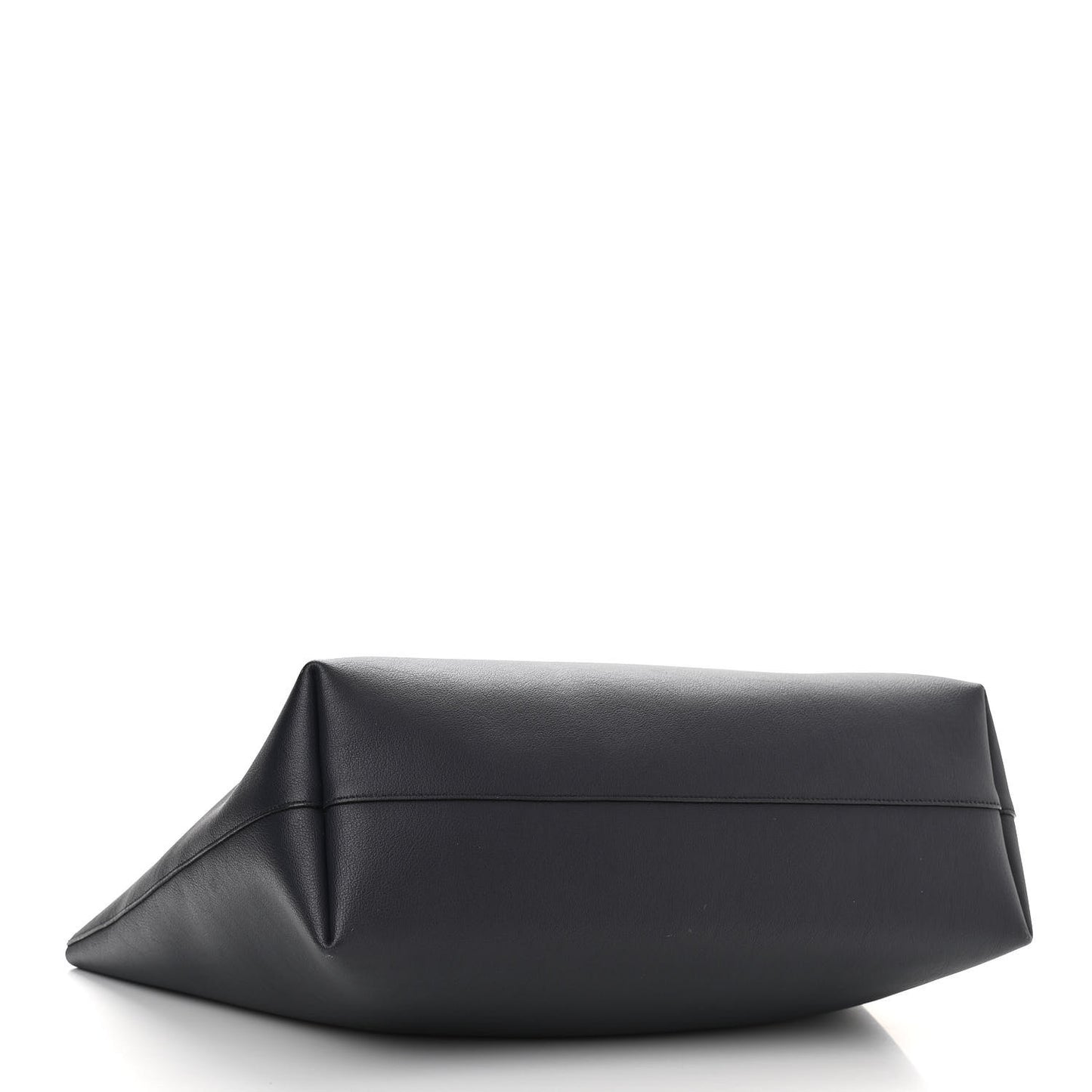 Calfskin Large Shopping Tote Deep Marine