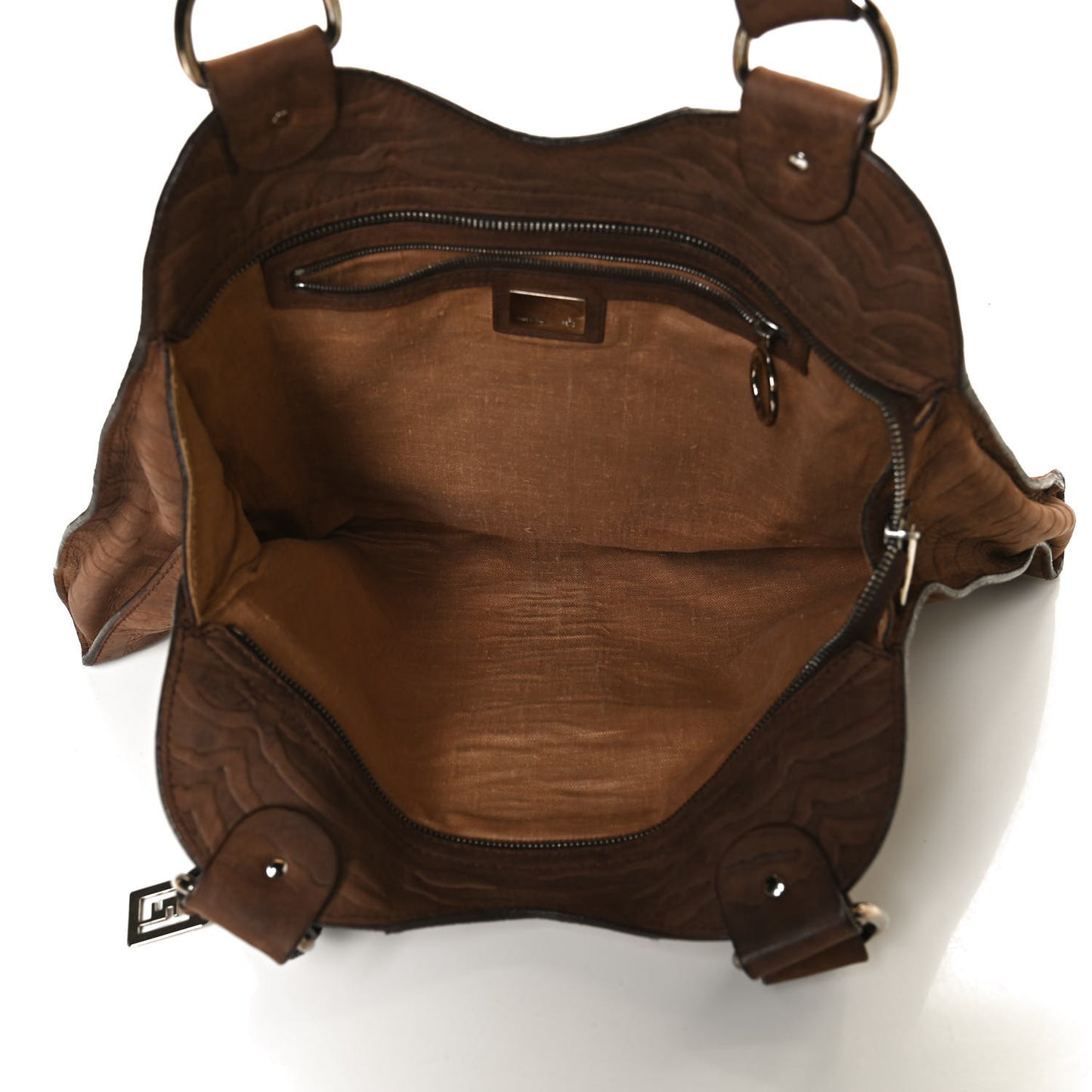 Suede Large Devil Trapezio Tote
