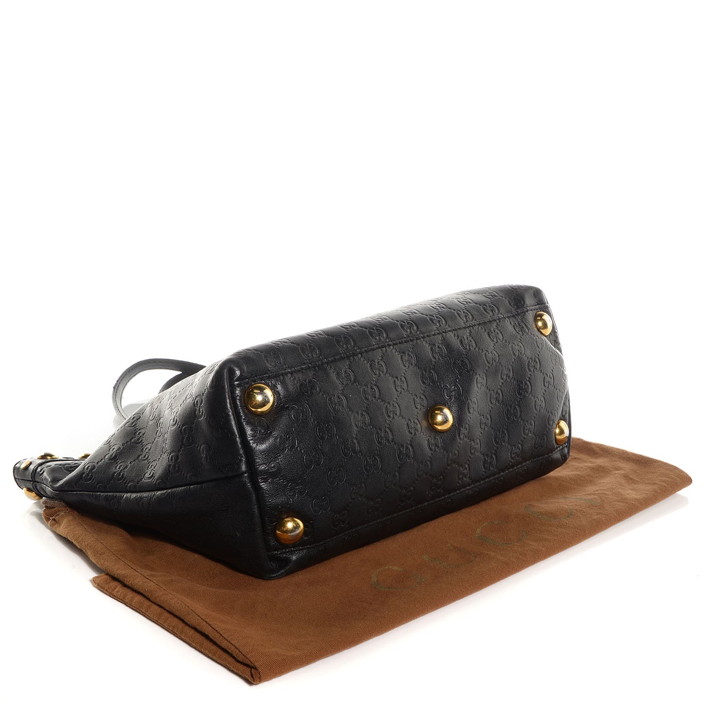 Guccissima Large Babouska Shopping Tote Black